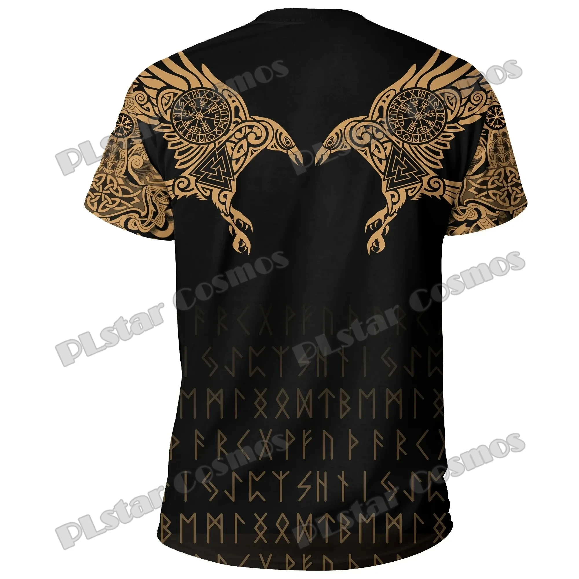 PLstar Cosmos Raven Of Odin – Camiseta estampado 3D pesca deportiva - imagen 2