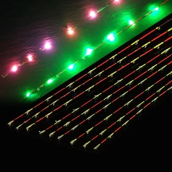 Punta de caña de pescar LED, ancho de hoja de 0,3/0,4/0,5 cm, cabeza de caña de aleación de titanio, accesorios de reparación de modificación de caña de pescar práctica