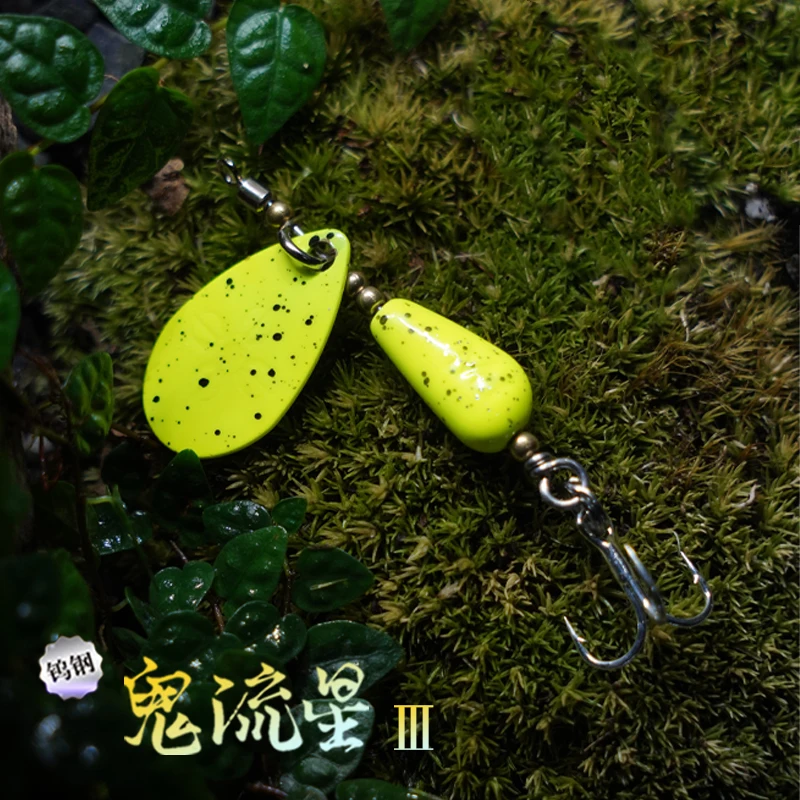 Magic WORKS-Spinners giratorios con hoja de cuentas de tungsteno para pesca, 2,7g/3,5g/5g/7g, señuelo para trucha, cebo Artificial giratorio - imagen 4