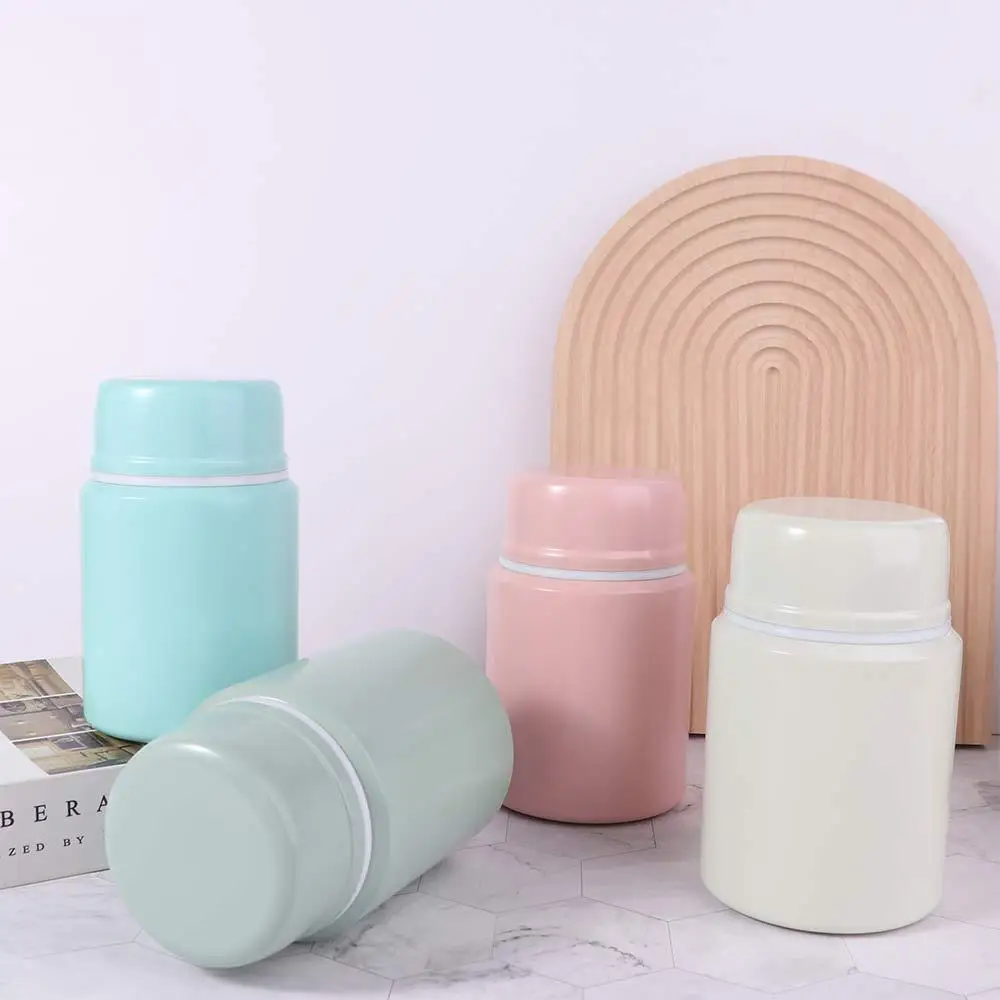 Mini termo de Color sólido, contenedor de termo portátil aislado que mantiene el frío y el calor, botella de agua térmica - imagen 3