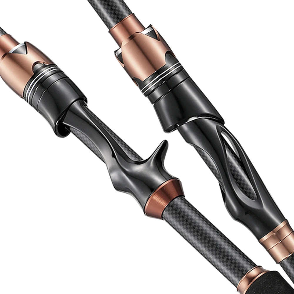 SIECHI-caña de pescar de fibra de carbono, caña de pescar giratoria/fundida, cebo WT 7-30G MH, potencia de acción rápida, 1,5 m, 1,8 m, 2,1 m - imagen 5