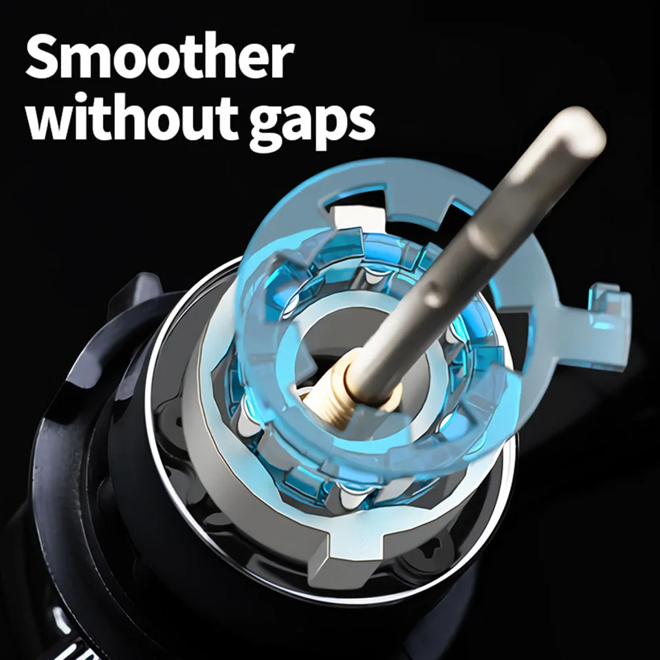 WALK FISH-carrete de pesca giratorio 1000-7000, arrastre máximo de 8Kg, relación de transmisión 5,0: 1/4, 7:1, agarre de doble Mango, carrete giratorio de alta velocidad - imagen 2