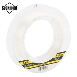 SeaKnight 100% Material japonés 100M 3-50LB líneas de pesca de fluorocarbono línea líder de fibra de carbono pesca de carpa de hundimiento rápido
