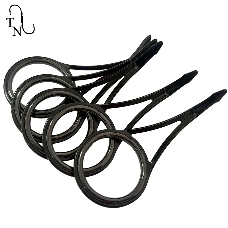 TN44 BYGSLSG guía de caña de pescar anillo SIC construcción de varilla soporte de acero inoxidable reparación DIY componentes de caña de pescar Accesorios - imagen 5