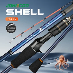 Caña de pescar para la caña de jigging de 1,75 M, caña de jigging de potencia dura, caña de punta de titanio potente para bote de pulpo de alta calidad