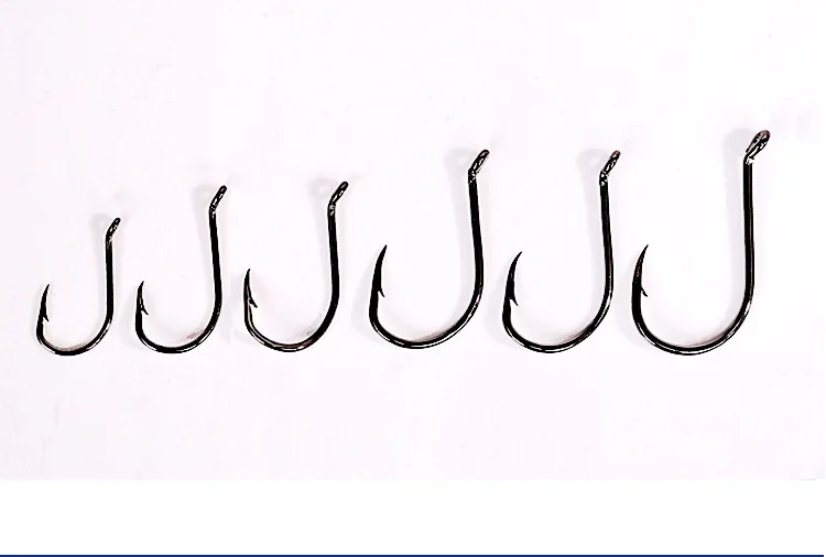 Anzuelo de pesca de acero con alto contenido de carbono, anzuelo grueso con púas, boca plana, accesorios de aparejos - imagen 4