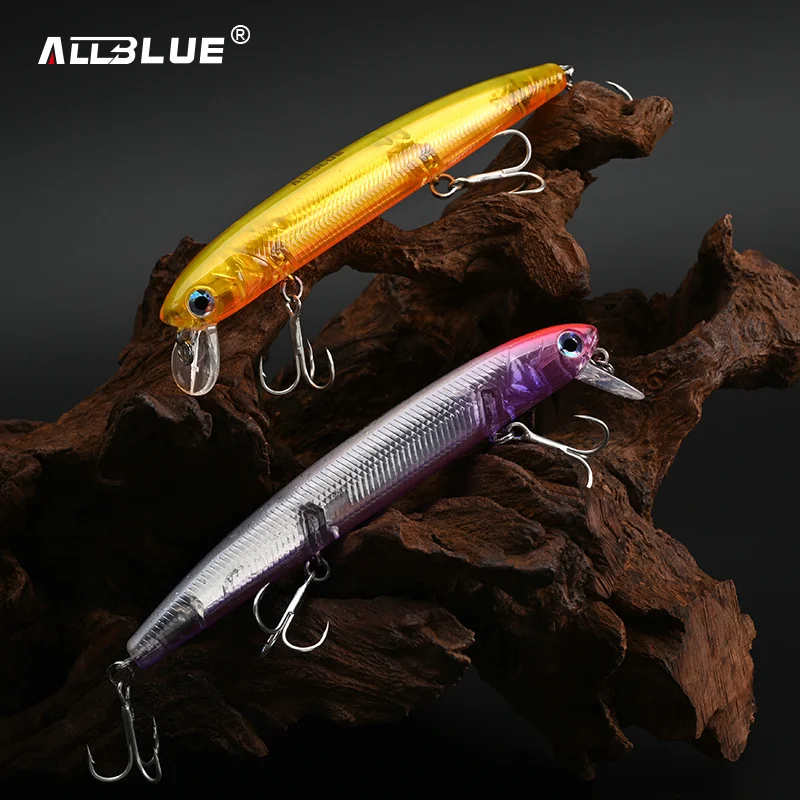 ALLBLUE K-0 Minnow Top Water Wobbler 115mm 13g señuelo de pesca flotante Jerkbaits cebo duro de buceo poco profundo 0-0,3 M aparejos de lubina - imagen 5