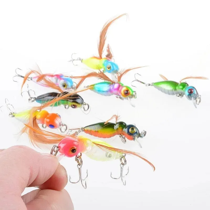 Cebo de pesca de simulación biónica, 4,5 cm/3,4g, hormiga, pececillo, cebo duro subacuático, equipo de pesca para pesca con caña - imagen 2