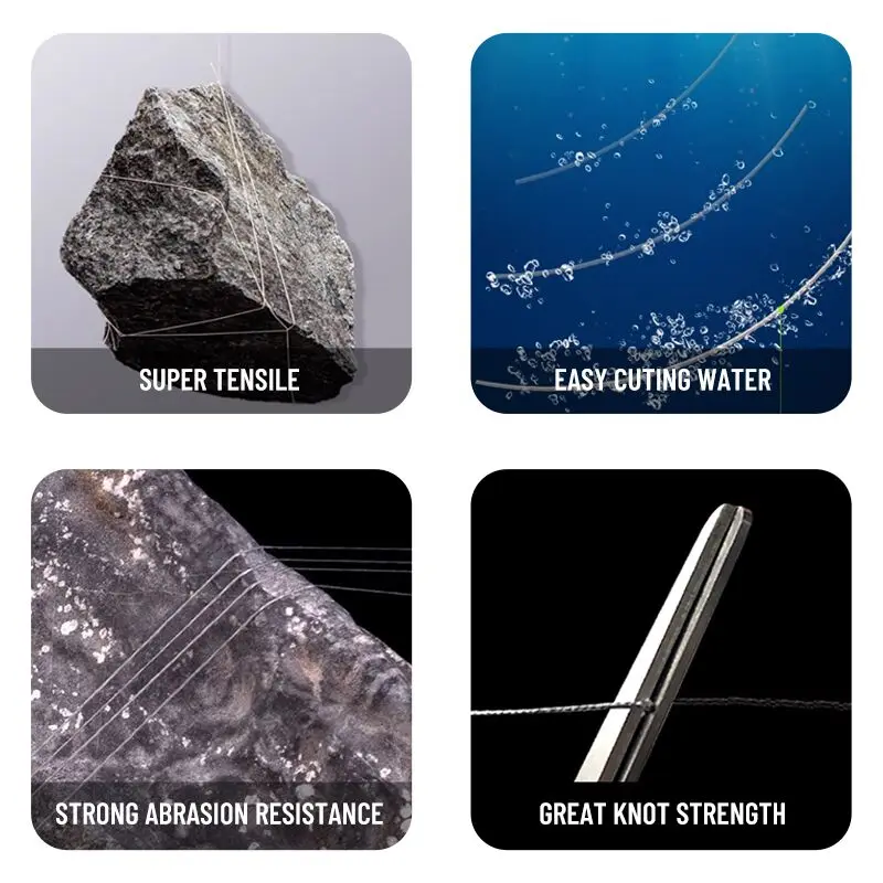 Sedal trenzado 4 hilos Angryfish – Resistente y sensible - imagen 5