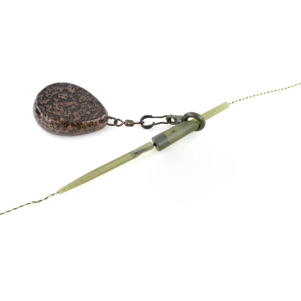 Mangas de goma para pesca de carpa, accesorios de aparejos terminales de pesca antienredos, AH220, 10 Uds. - imagen 4