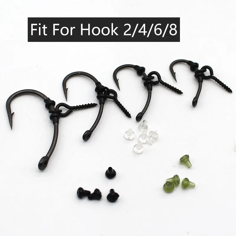 Kit montaje carpa – Anzuelos hair rig, cuentas tope y giratorios - imagen 4