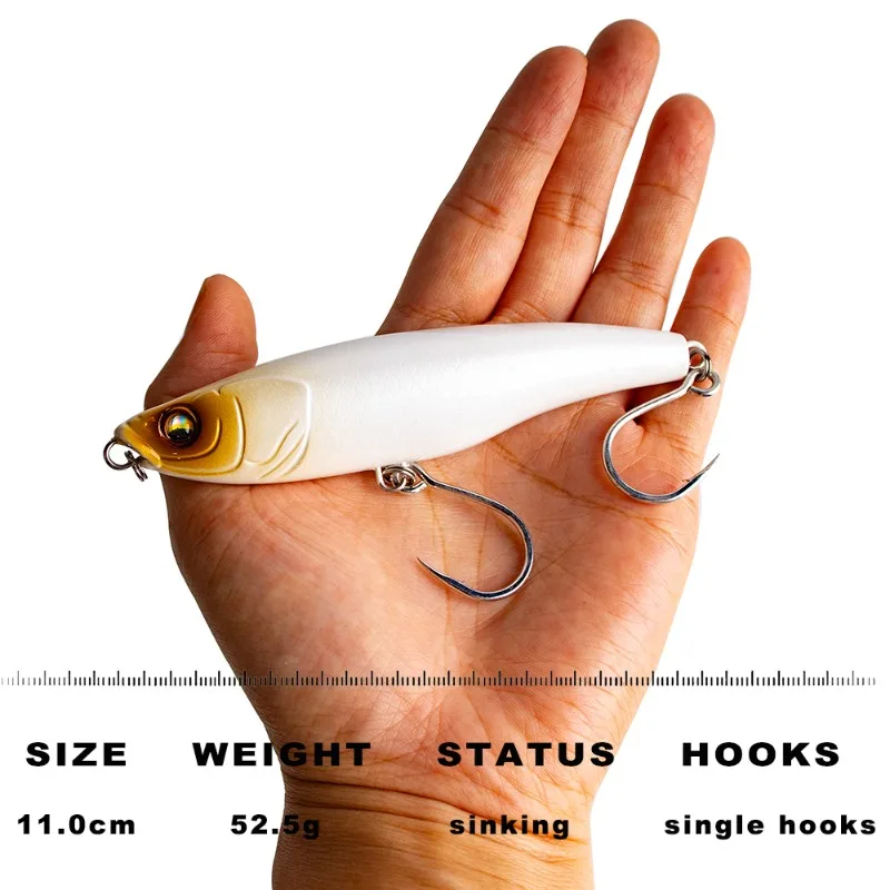 ALASICKA Señuelo lápiz hundible – Slow sinking para curricán marítimo - imagen 5