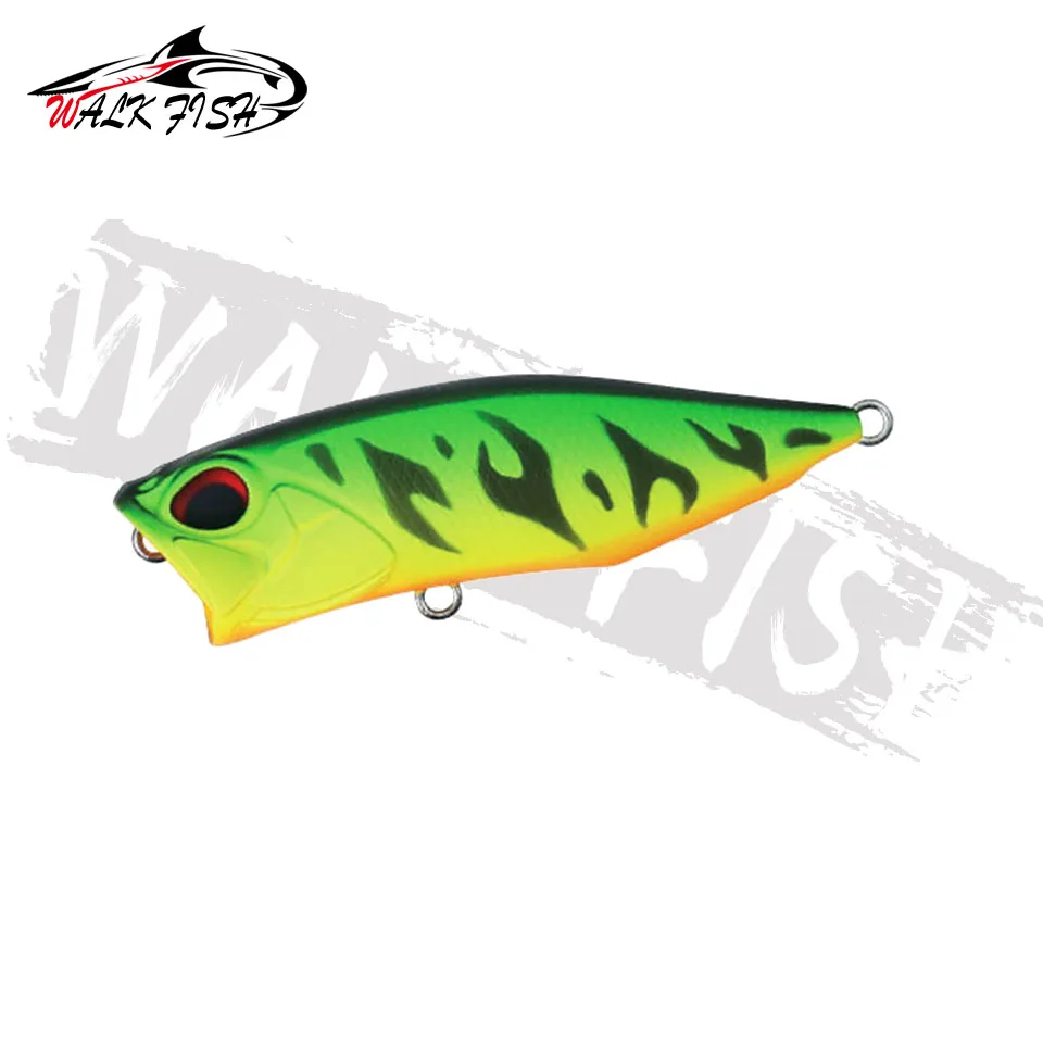 WALK FISH-Señuelos de Pesca flotantes, cebo duro de 64mm, 9g, ojos 3D, Topwater, lubina, trucha, Lucio, Wobblers artificiales, 1 piezas - imagen 5