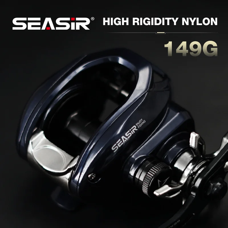 Carrete de pesca Seasir Vortex Baitcasting 7,0:1, relación de engranaje de alta velocidad 5 + 1BB arrastre máximo 8kg bobina de pesca de agua dulce y salada - imagen 3