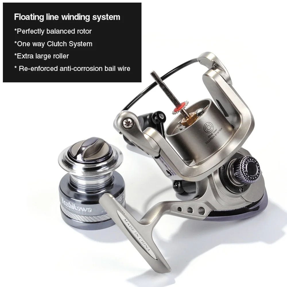 Carrete giratorio de aluminio para pesca en el mar, accesorio ultraligero de agua salada, relación de transmisión 5,2: 1, alta velocidad, trucha y lubina, 10 + 1BB - imagen 4