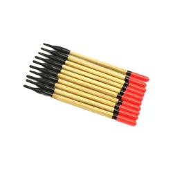 Agape Flotador de pesca de madera con indicador de flotabilidad