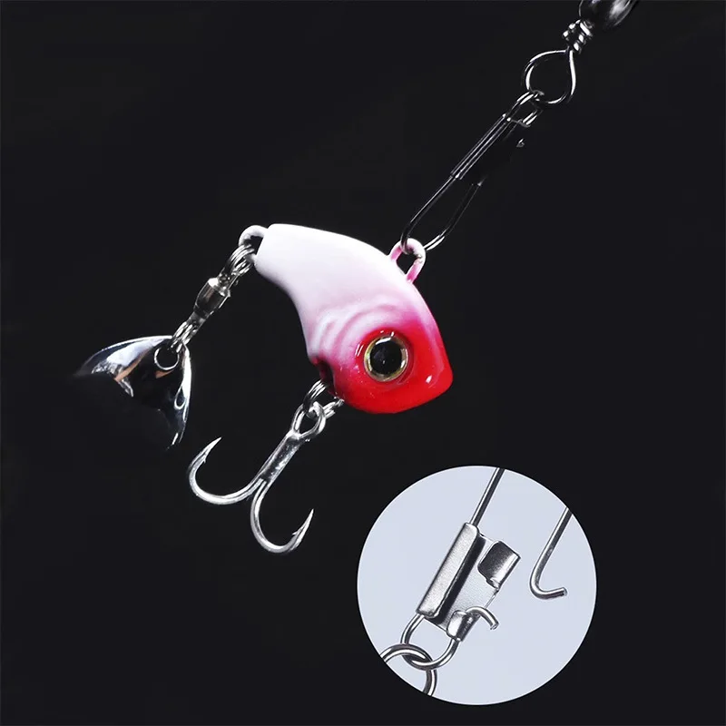 200 Uds caja tipo B juego de giratorios de pesca botella giratorios acopladores rápidos aparatos de pesca giratorios de pesca cilíndricos conector de hebilla - imagen 5