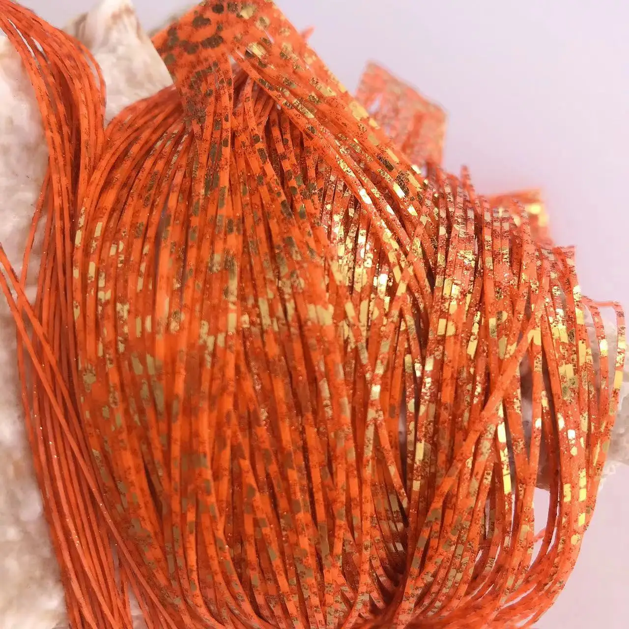 Capas de falda de silicona para señuelo de pesca, Material de falda de silicona para artesanía de aparejos, Spinner DIY, plantillas de goma, Buzzbait 8850-017 - imagen 4