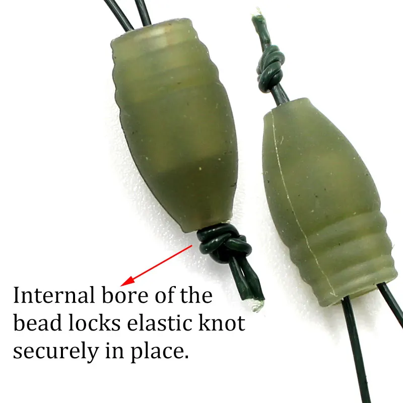 Accesorios de pesca de carpa de 30 piezas, Conector de Dacron elástico, línea de aparejo de helicóptero Chod para carpa, equipo de aparejos de pesca - imagen 5