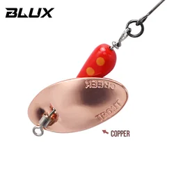 BLUX AR-S Señuelo Giratorio Trucha – Hoja Cobre Anzuelo Único