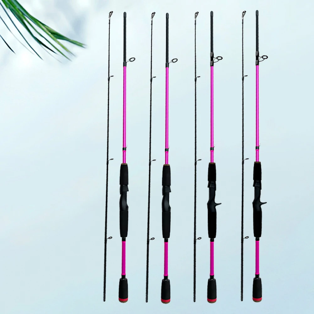 Caña de pescar con señuelo de mano de carbono, caña de pescar giratoria, equipo para moscas, carrete, alimentador de asiento, Surf de viaje ultraligero, 1,65 M, 1,8 M