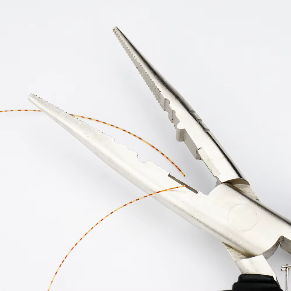 Herramientas de pesca Hirisi, removedor de anzuelos de nariz de acero rico en carbono, cortador de línea de anillo dividido abierto, alicates de pesca multifunción PX02 - imagen 2