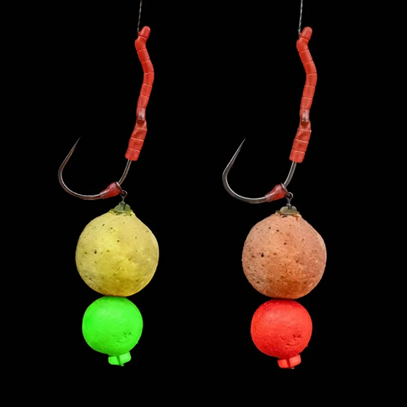 YOTO Kickers anzuelo carpa – Bloodworm señuelos blandos agua dulce - imagen 4