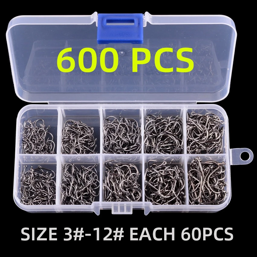 600pcs black hooks