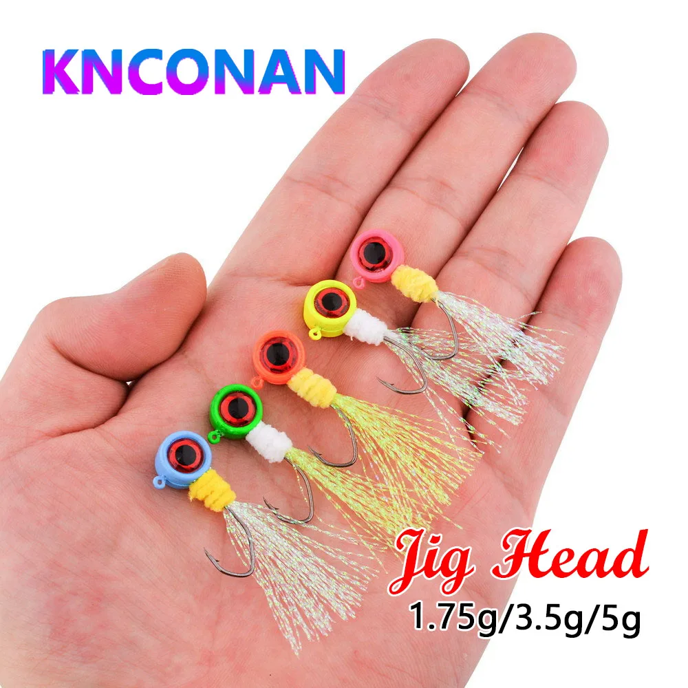 Swimbait Jig Head FishTrip – Ojos 3D y alambre keeper para black bass