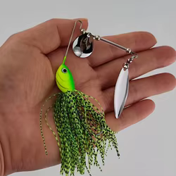 1 Uds Spinnerbait Señuelos de Pesca Jig Spinner Swimbaits con hoja para pesca de lubina Swimbait Jig señuelo Striper trucha pesca de salmón