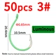 50pcs Size 3 TypeC