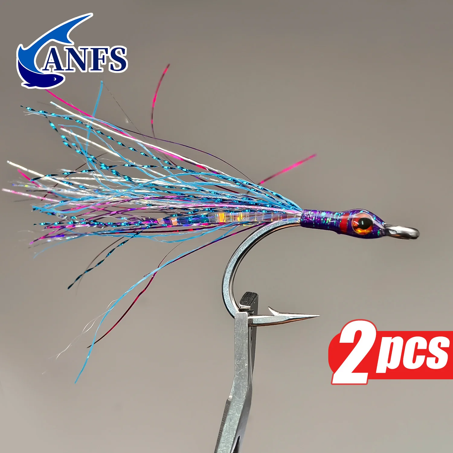 ANFS Tuna Fly Mosca Atada a Mano para Pesca en Agua Salada - imagen 5