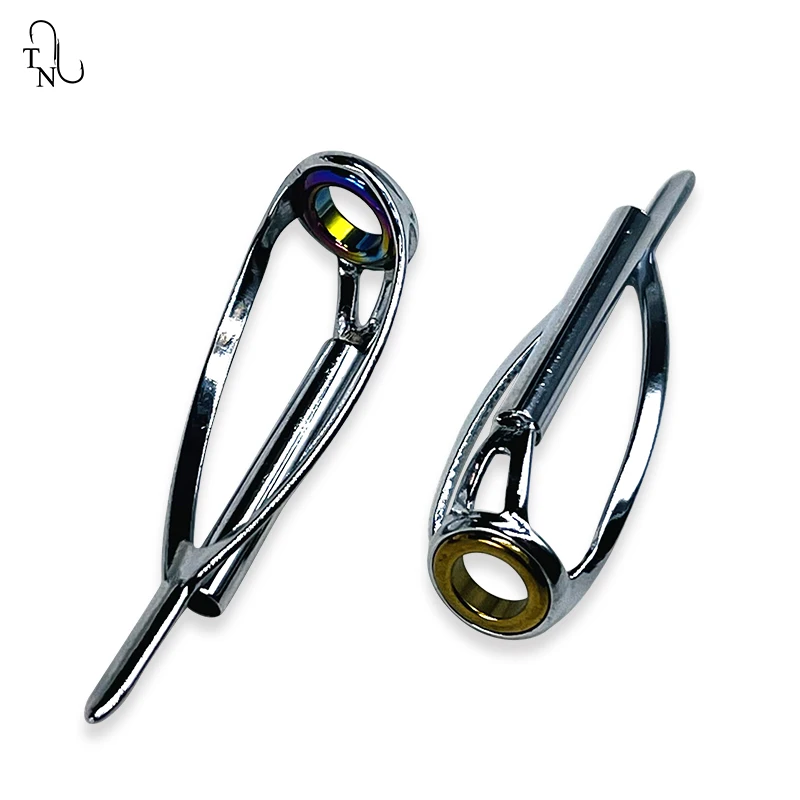 Kit de reparación de caña de pescar TN12, juego de anillos de cerámica de acero inoxidable, accesorios de repuesto de fundición, 6 # - 40 #10 piezas - imagen 5