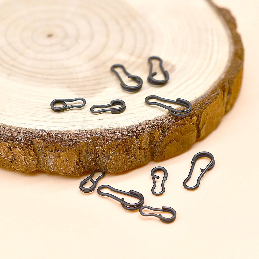 MNFT-conector giratorio de pesca, 20 piezas, cambio rápido, anzuelo giratorio, Terminal de carpa, accesorios de pesca - imagen 4