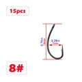 15pcs Size 8