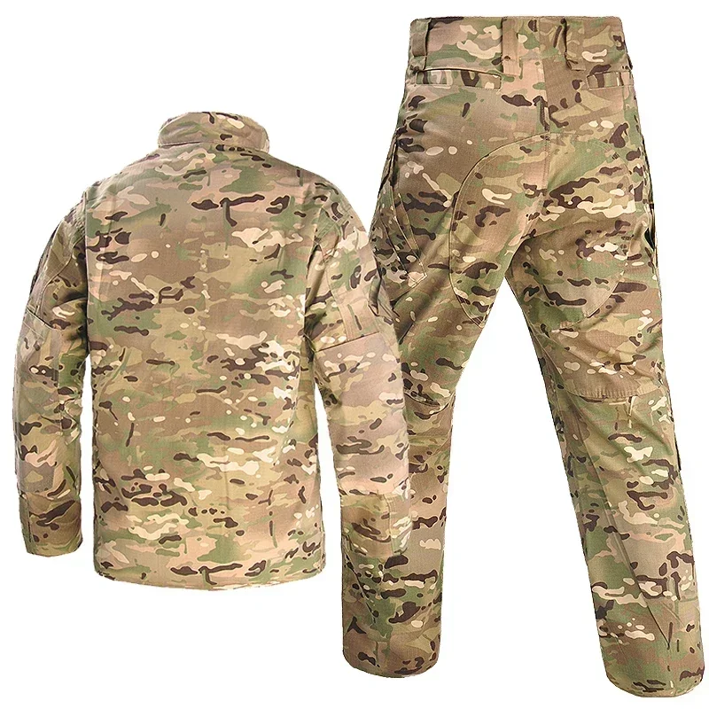 Pantalón camuflaje táctico para pesca con refuerzos en rodilla