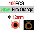 12mm 100pc FR Orange