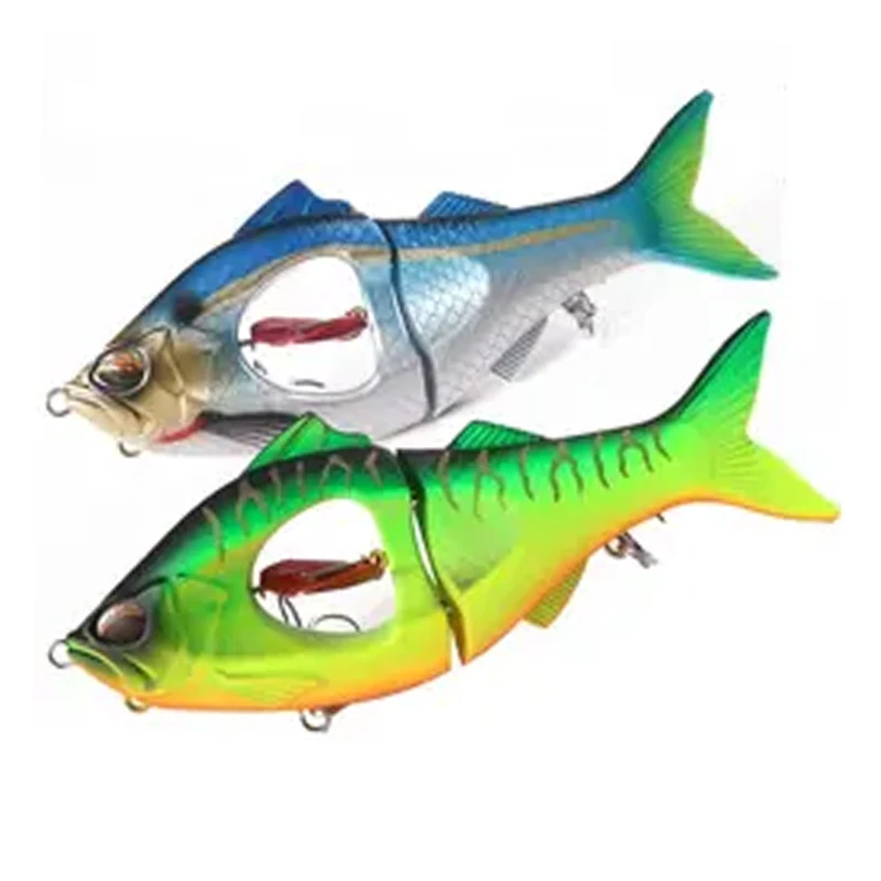 TAKEDO 10G 22,5G 35G 2 secciones hélice señuelo de pesca Jerkbait cebo Artificial señuelo Wobbers Glidebait depredador Spinner cuchara