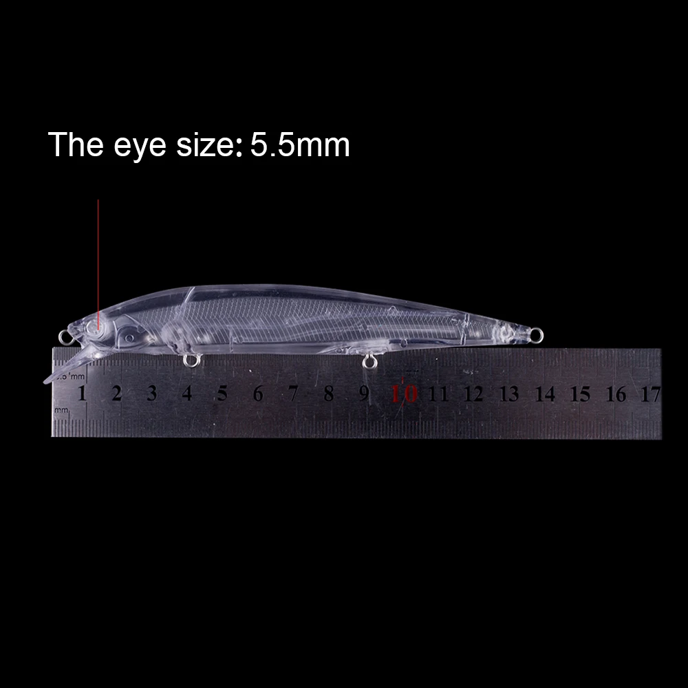 Hanlin-señuelo de pesca Artificial flotante, cebo de pececillos sin pintar, 10/20 piezas, 14cm, 16g, de plástico duro - imagen 2