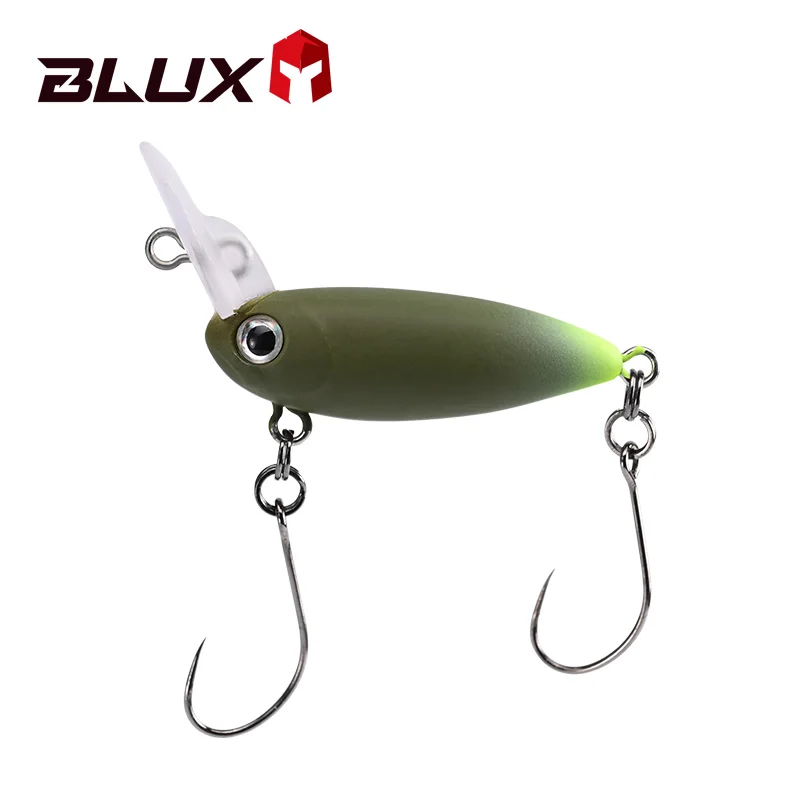 BLUX MANGO S Crankbait 2,7g 30mm área trucha UssA Wobbler sobre la cabeza labio manivela señuelo de pesca cebo duro Artificial de agua dulce