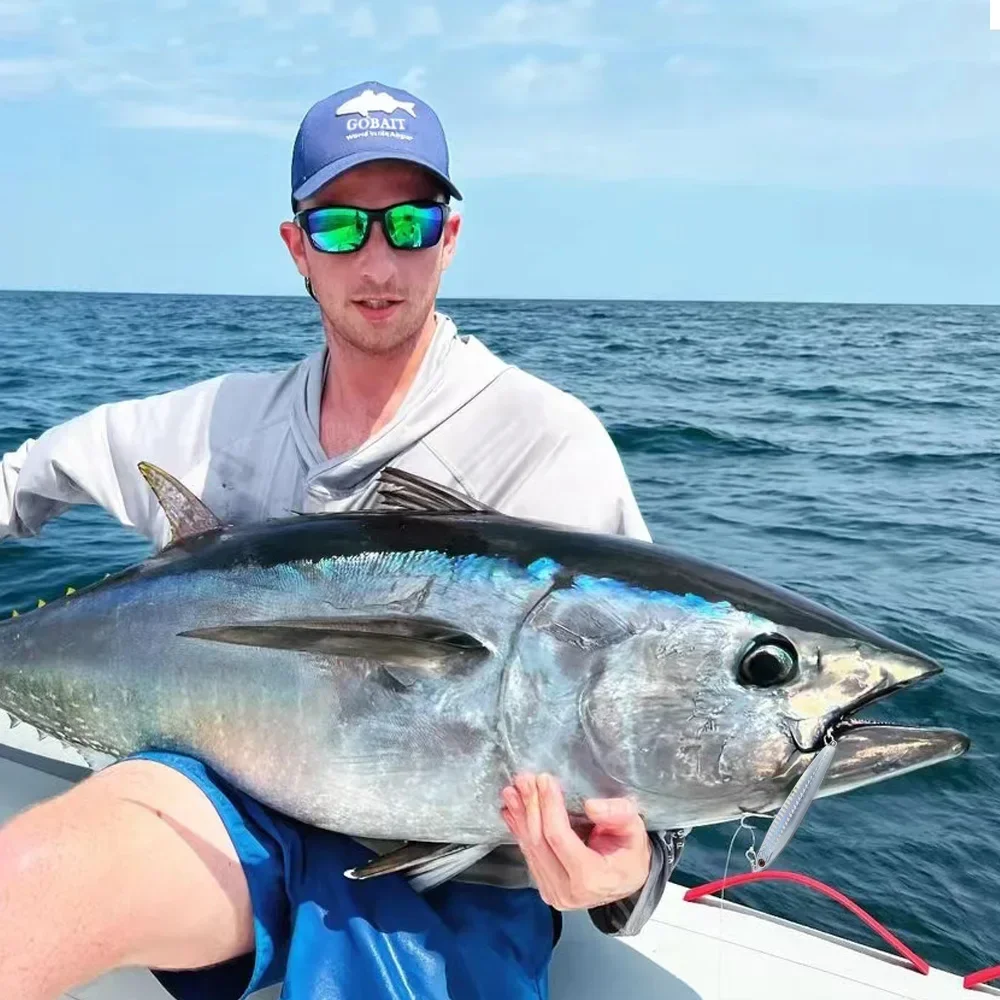 GOBAIT-cebo tipo lápiz que se hunde, 10g, 14g, 18g, 24g, pececillo, 8cm, 10cm, anzuelo de Pesca, plantilla de Metal, Wobbler Plopper, equipo de fundición, Popper, señuelo de Pesca - imagen 3