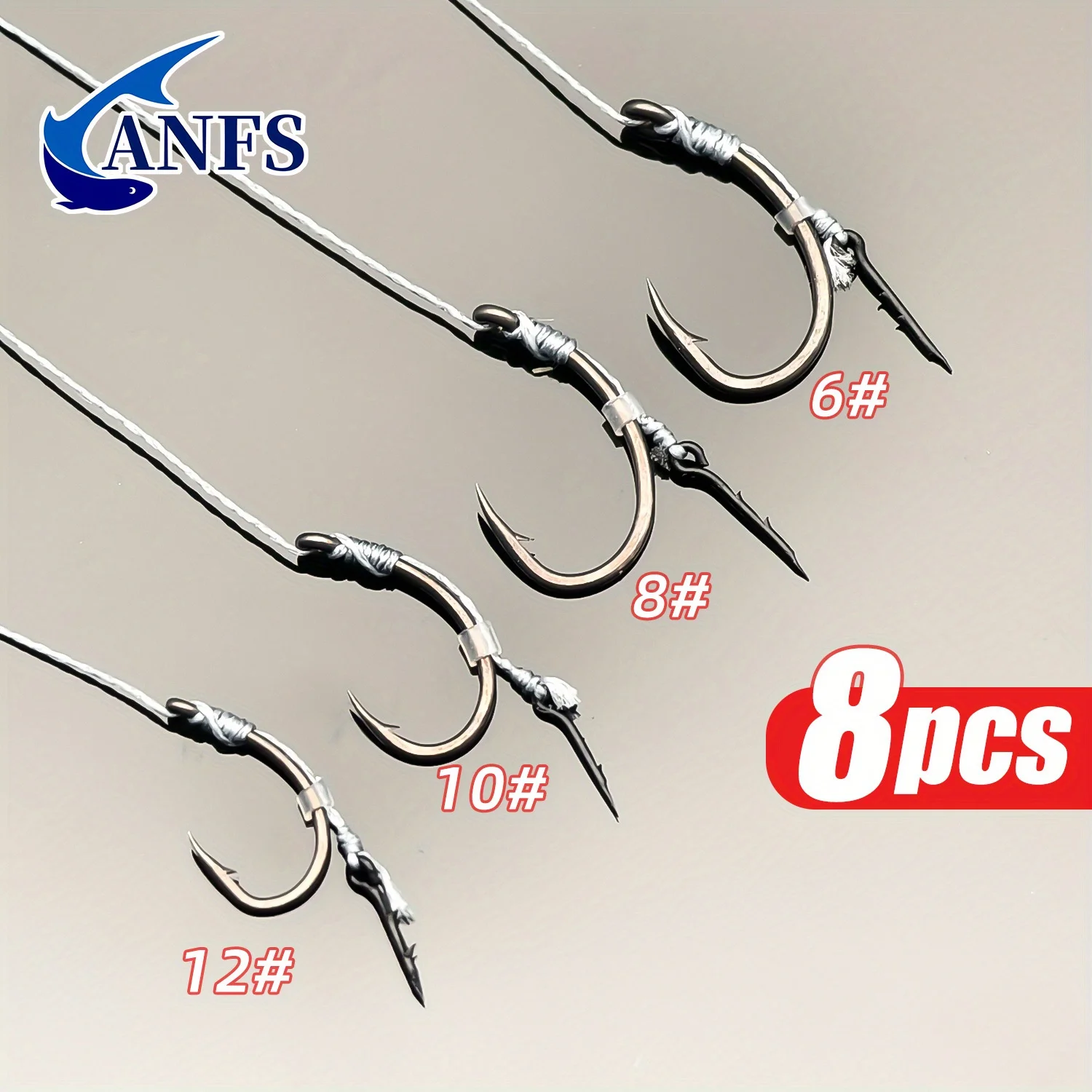 Juego de aparejos de carpa con alimentador de método de 8 piezas, equipo y equipo de pesca hechos a mano, angelzubehör, karpfenangeln - imagen 2