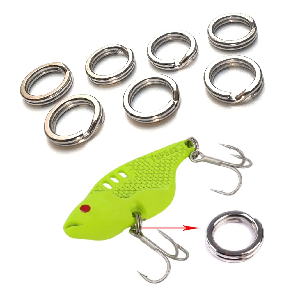 Anillos Partidos ICERIO Aplanados Acero Inoxidable Jig - imagen 4