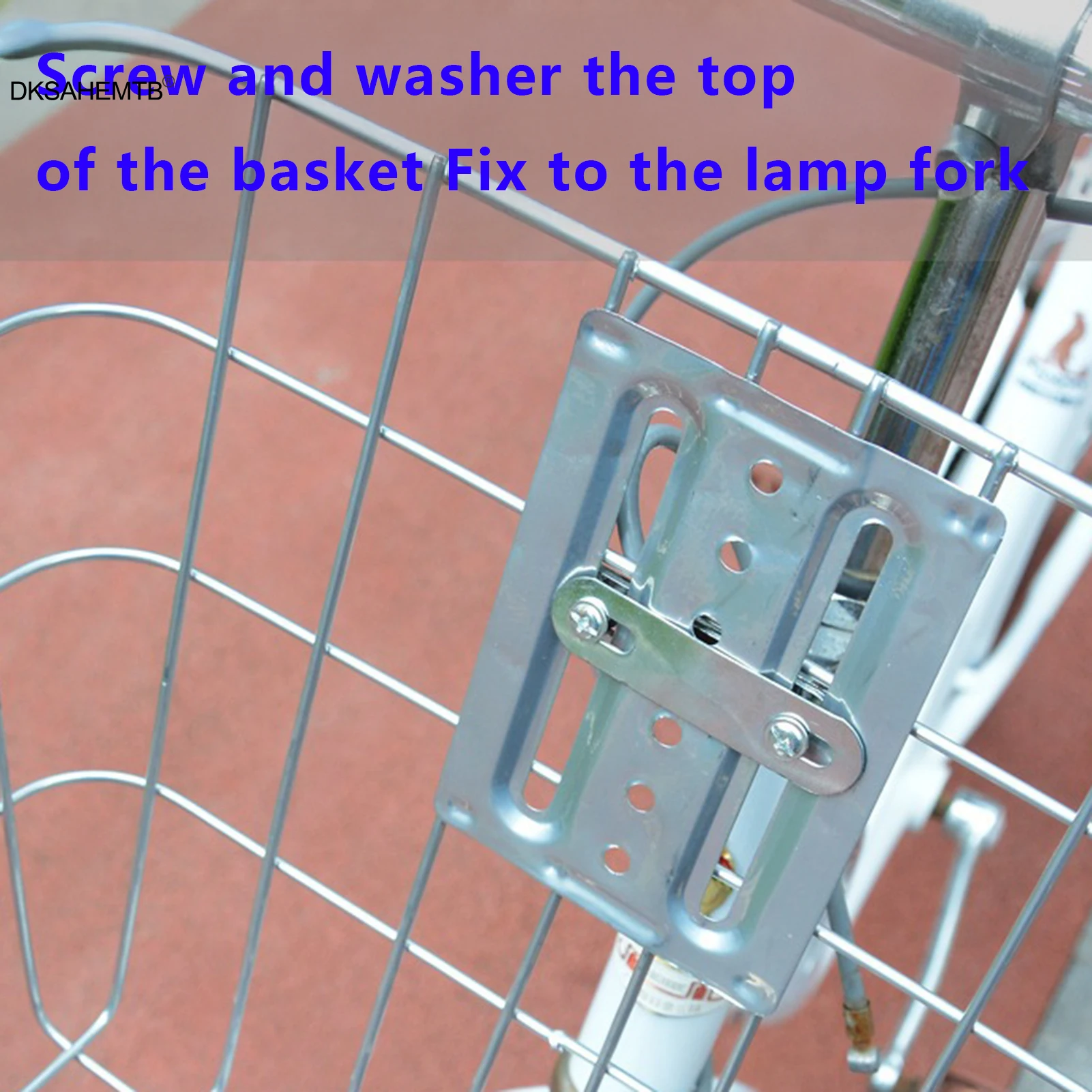 Cesta Universal para ciclismo, cesta organizadora de hierro de gran capacidad para bicicleta eléctrica, accesorios de almacenamiento para ciclismo al aire libre - imagen 3