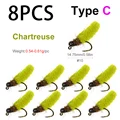 8PCS C Chartreuse