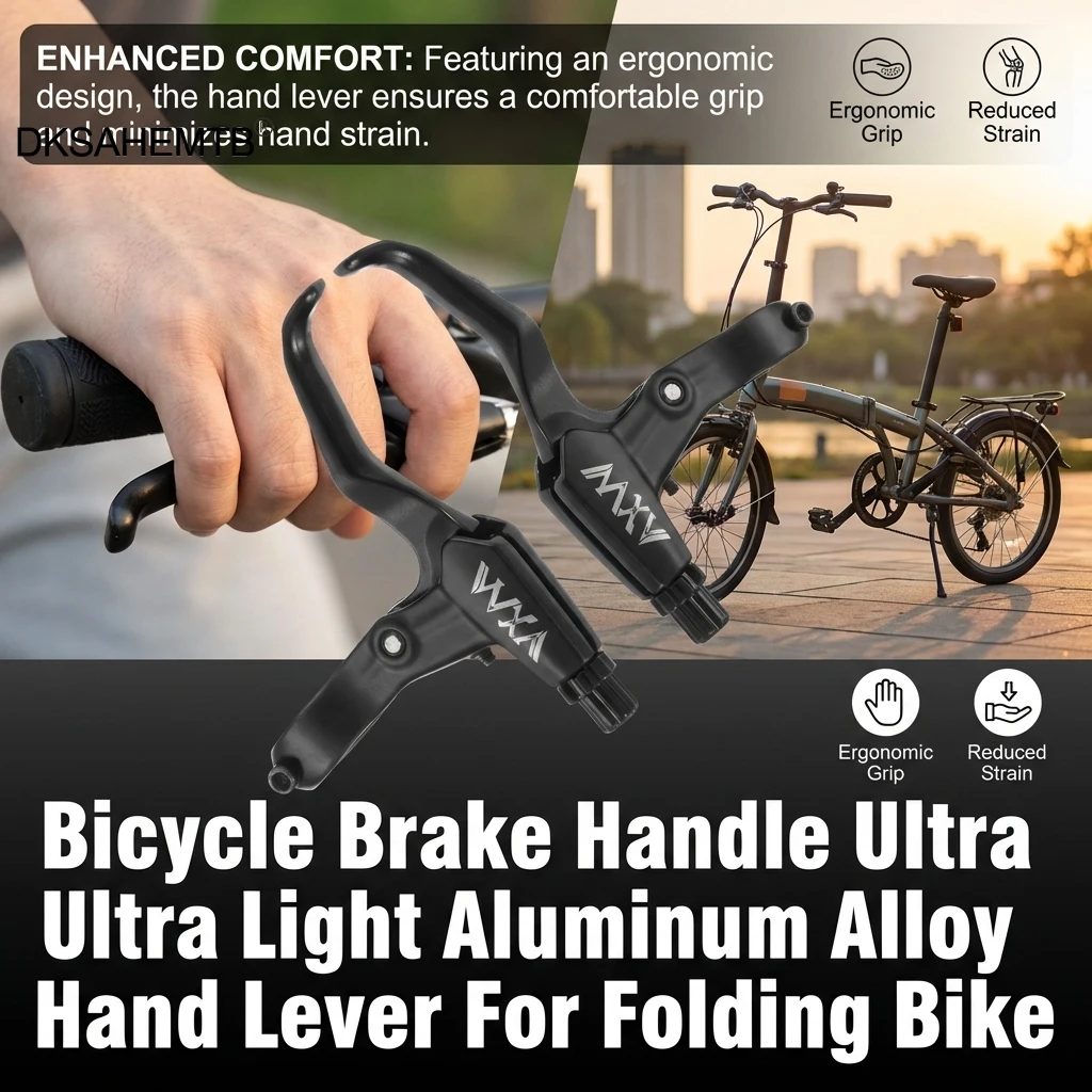 Palanca de freno en aluminio ultraligera para bicicleta plegable