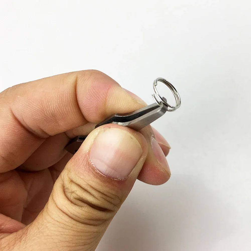 Pinzas de corte de línea de pesca, 1/2/3/4 piezas, abridor de anillo de señuelo, limpiador de Ojos de gancho, alicates de línea de pesca, accesorios de aparejos de pesca - imagen 3
