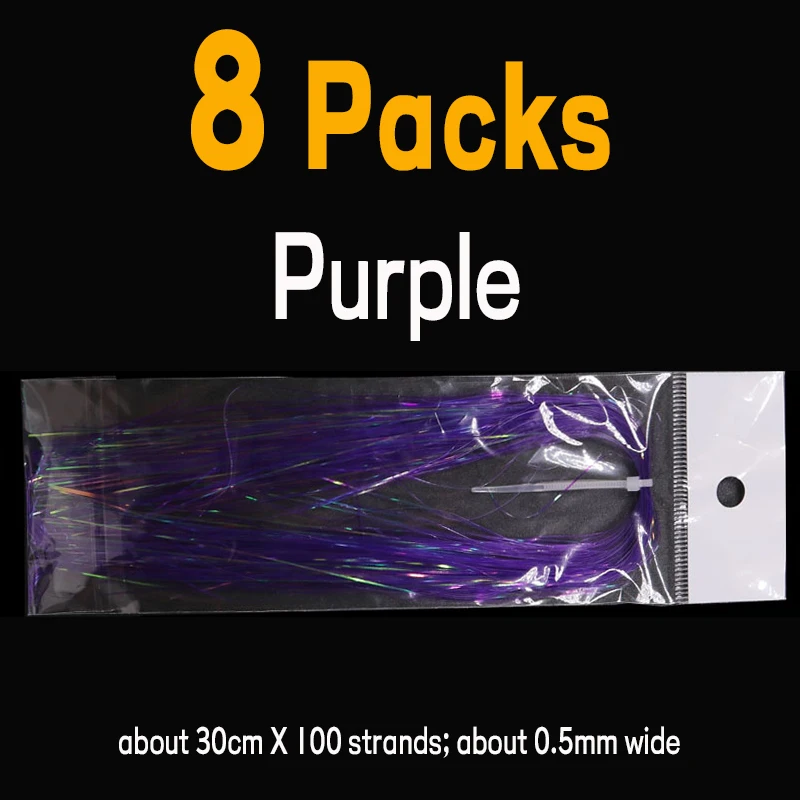 8 bags purple