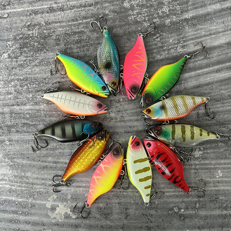 Señuelos de Pesca con vibración que se hunde, 1 piezas, 60mm, 12g, cebo duro Artificial - imagen 3