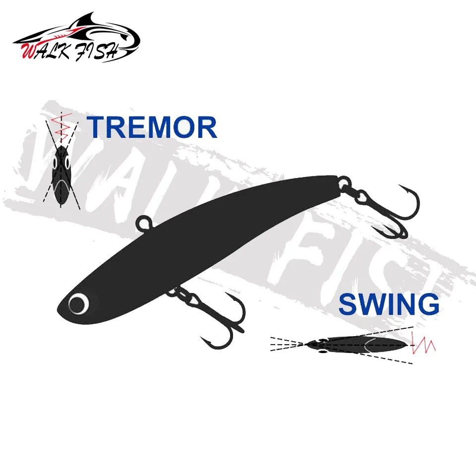 WALK FISH Señuelos de Pesca VIB, 12g, 14g, 17g, 22g, cebo duro de mimbre de fundición larga, cebo de vibración Artificial para lubina y Lucio - imagen 4